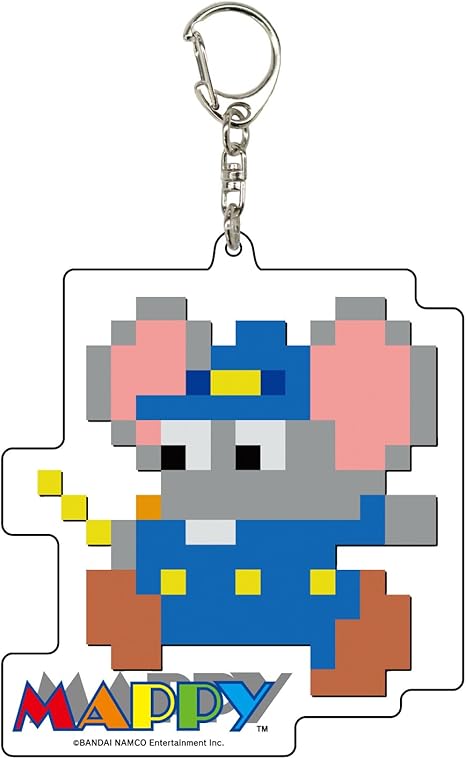 Amazon デカアクリルキーホルダー ナムコクラシックタイトル 03 マッピー アニメ 萌えグッズ 通販