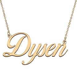 HUAN XUN Customized Custom Simple Any Name Necklace