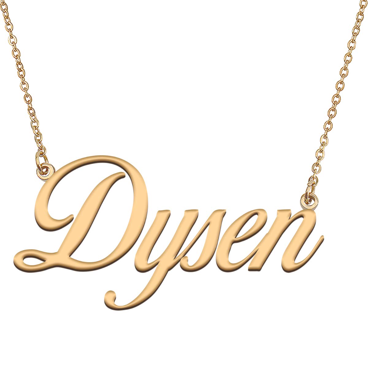 HUAN XUN Customized Custom Simple Any Name Necklace