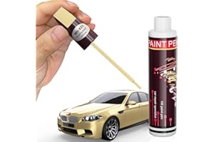 DEPINO Touch Up Paint Pen for Cars Scratch Removal Repair, Wheel Fill Paint Pen Black/White/Multi-color Optional for Various cars (Champagne Gold)