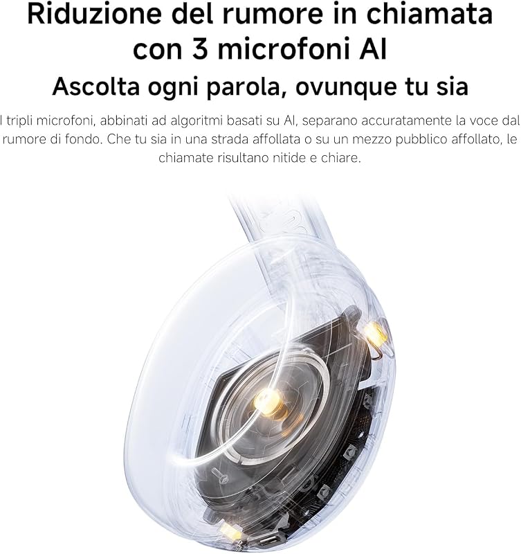 Redmi Headphones Neo, Wireless Over-Ear, Cancellazione rumore, Blu