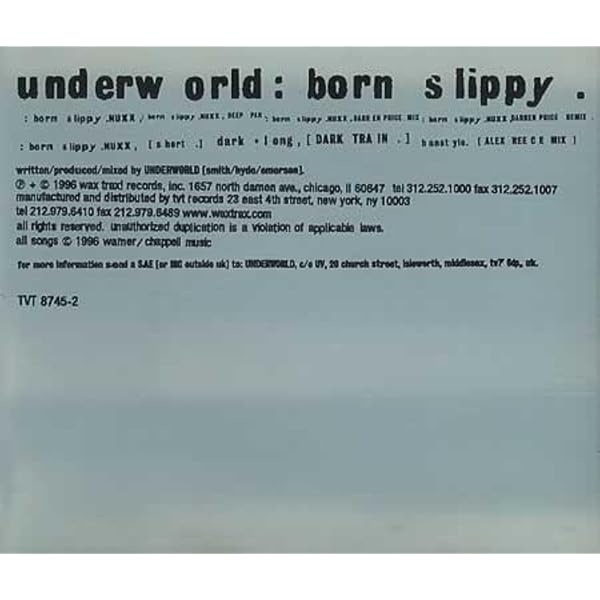 Underworld - Born Slippy CD#1 - Amazon.com Music