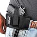 LINIXU TIMEBONA Ambidextrous Flat Belt/Belt Slide Holster Black Nylon