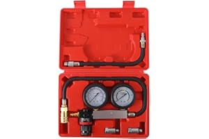YONLIGONJU TU-21Cylinder Leak Down Tester Kit, Automotive Engine Compression Leakage Test Kit for Cars Trucks Motorcycles