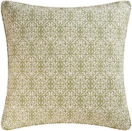 C&F Home Althea Euro Sham Euro Sham Green & White Geometric