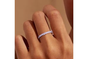1pc Sparkle White Interval Zircon Engagement Wedding Band For Women Ring Material Promise Eternity Fine Jewelry Gift For Part
