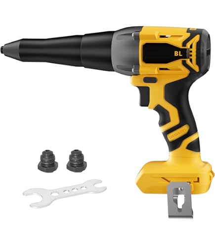 Milwaukee M12 Pince à Riveter Sans Fil Makita 18V - Pour Rivets 2.4-5mm - Avec Lumière LED - Sans Batterie Pistolet Rivets électrique Makita