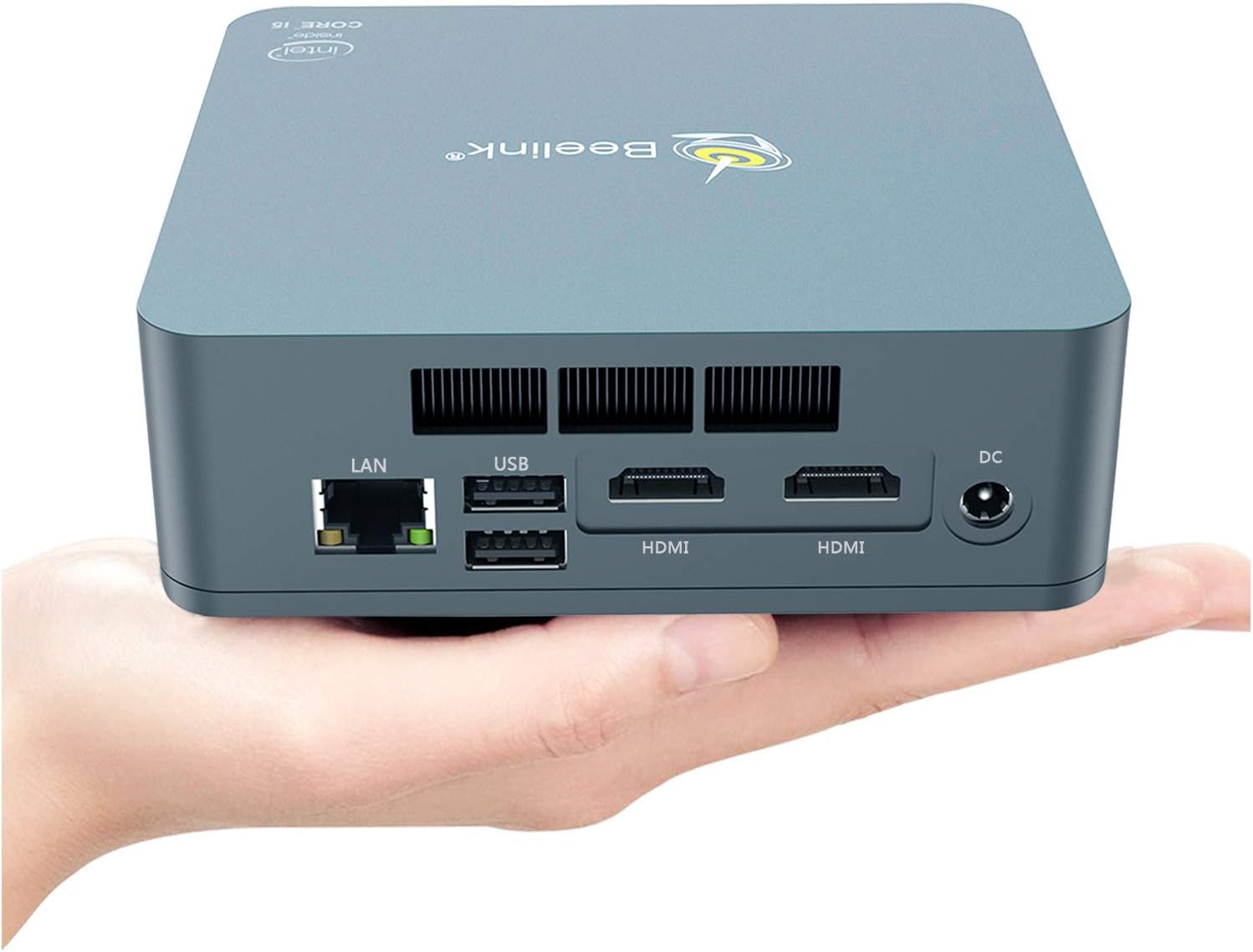 Mini PC, Windows10 Pro Beelink U55 Intel Core i35005U