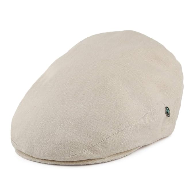 city sport linen newsboy cap