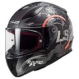 LS2 Helmets Full Face Rapid Circle Street Helmet