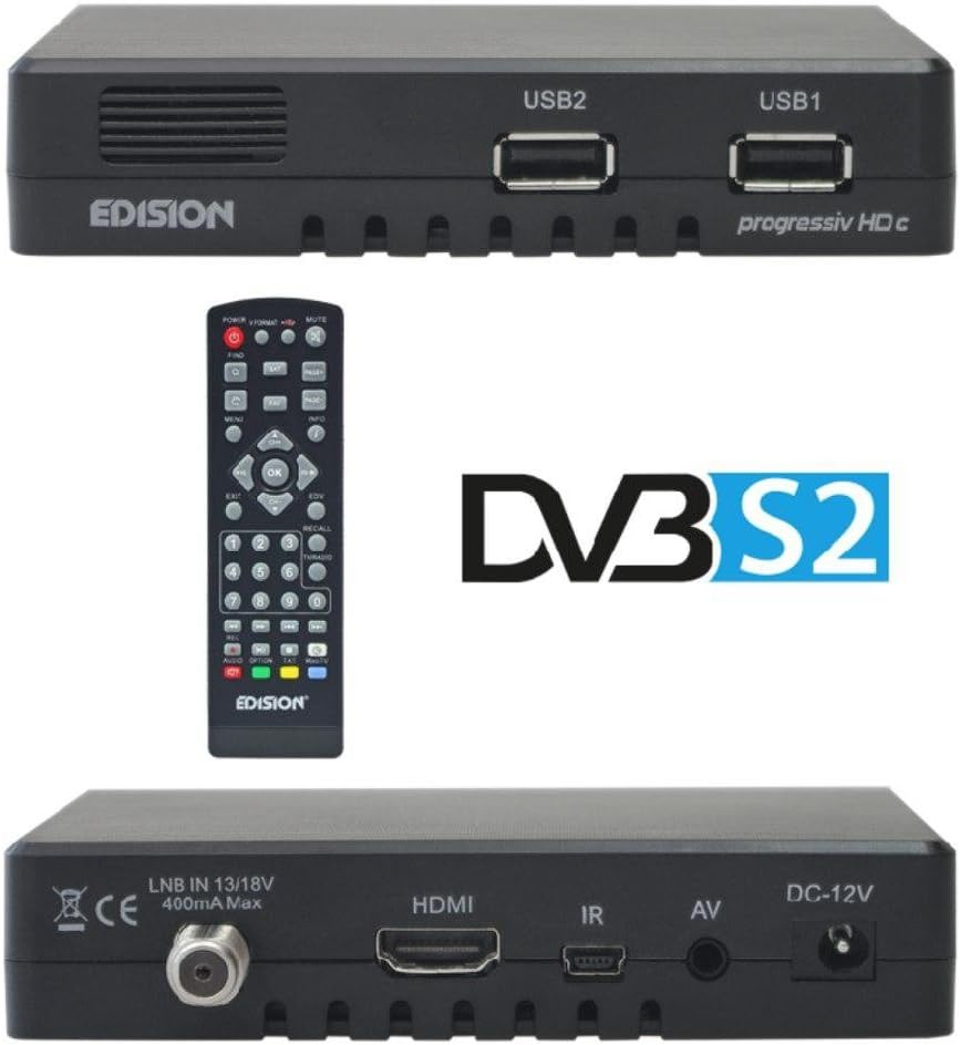 Edison Free TV Full HD Free To Air Satellite Receiver Amazon.co.uk