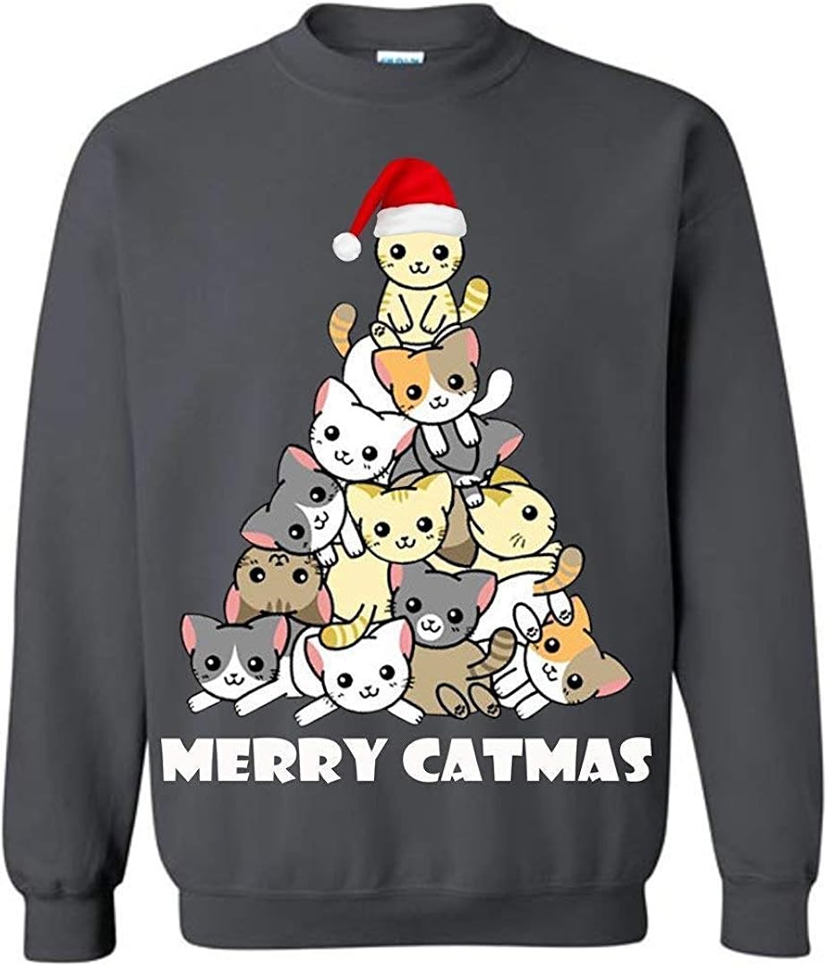 Merry catmas sweatshirt Clearance