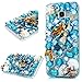 S8 Plus Case,Samsung Galaxy S8 Plus Case 3D Handmade Bling Blue Diamonds Beautiful Mermaid Sea Shells Shiny Sparkle Rhinestone Gems Crystal Clear Full Body Protection Hard PC Cover by Mavis's Diary
