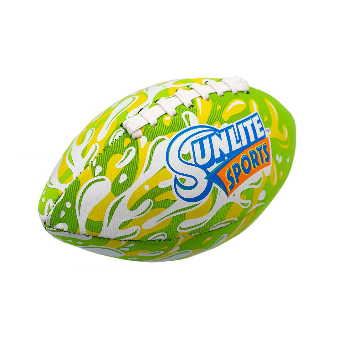 Sunlite Sports Waterproof Football, Outdoor Play, Pool Beach Lake Park Water Toy, for Kids Children Teens Adults