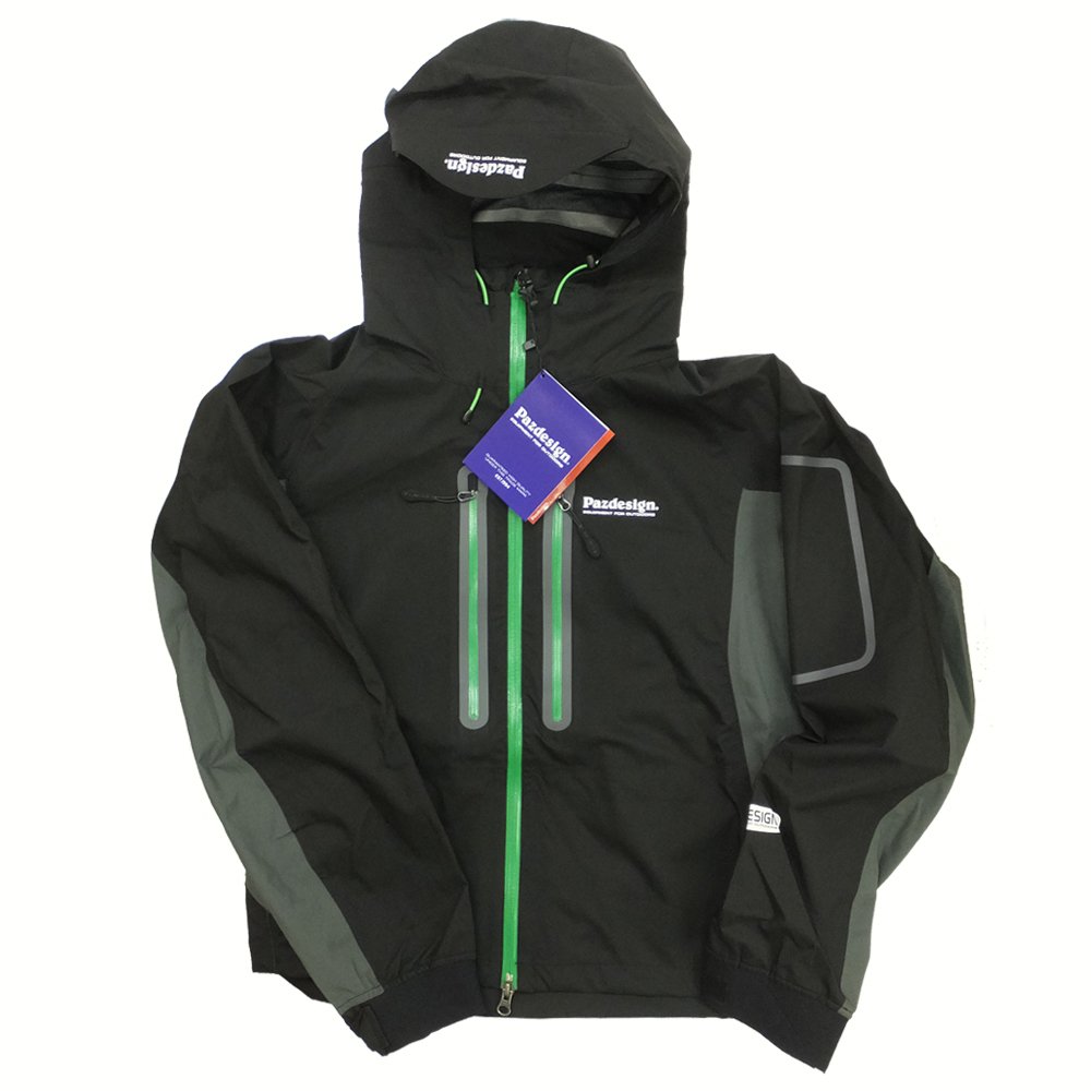 B079vm6p7y Sbr 038 ブラックグリーン Bsストレッチウェーディングジャケット Xl パズデザイン フィッシングジャケット 話題の行列