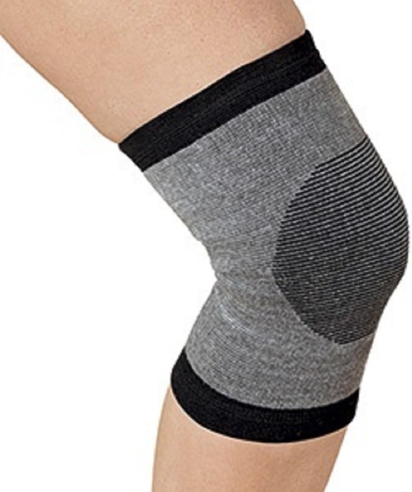 Athletic Compression Knee Support Sleeve - Heat Trapping Therapy Recovery with Bamboo Charcoal Fibers to Relieve Arthritis and Tendonitis
