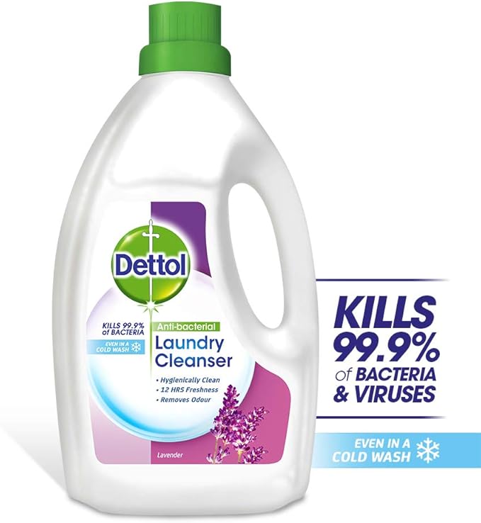 Dettol Antibacterial Laundry Cleanser, Lavender, 1.5 Litre Amazon.co