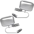 SCITOO Left/Driver Right/Passenger Manual Side View Mirrors Fit for 1980-1992 For Ford For F150 For F-250 For F-350, 1993 1995 For F150 For F-350,1994 For F-350 Truck Pickup Pair Set ABS Plastic