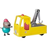 Peppa Pig Granddad Dog's Tow Truck Construction Vehicle and Figure Set, Preschool Toys for Boys and Girls 3 Years and Up