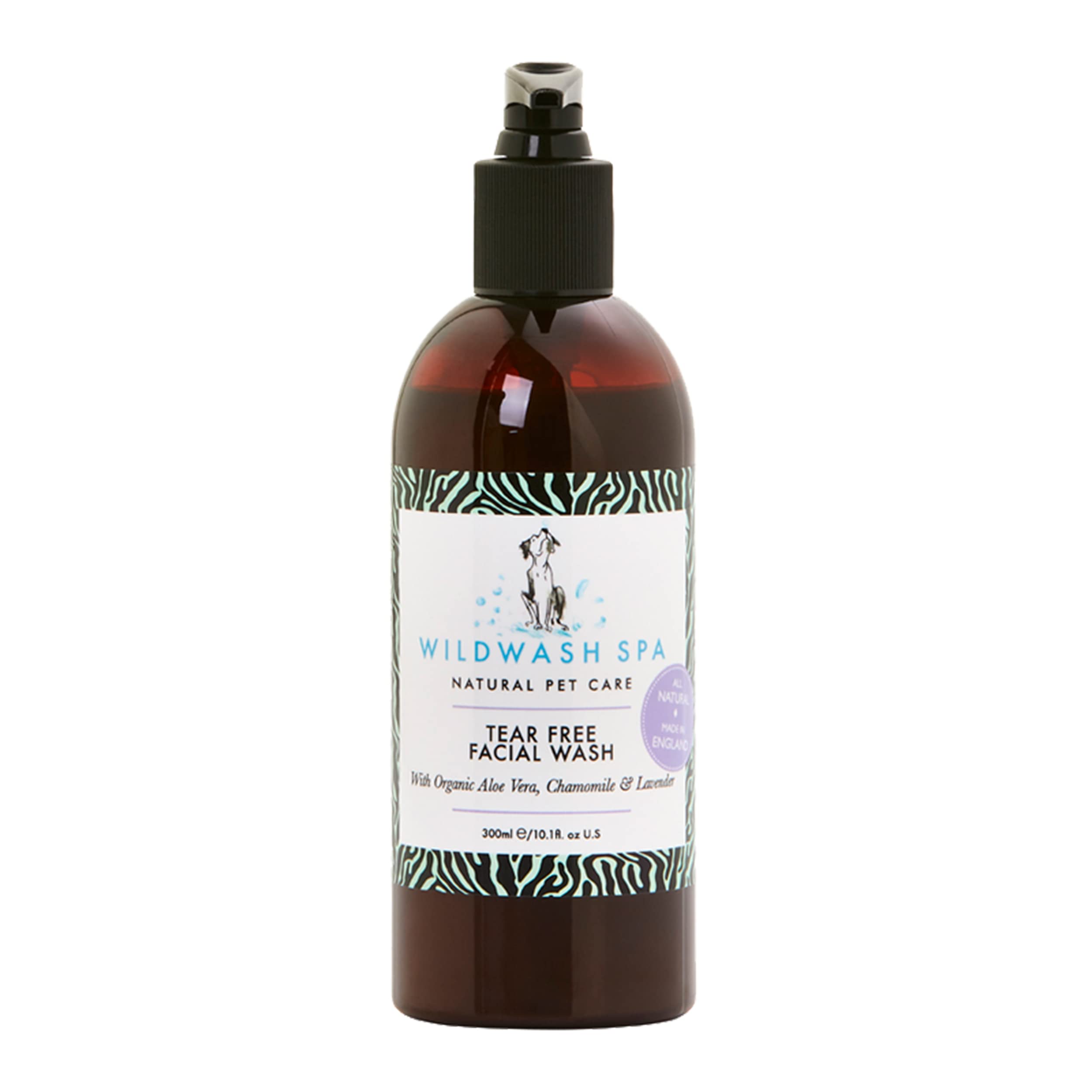 WildWash Spa Tear Free Facial Wash 300ml - Dog Facial Wash for Clean & Healthy Paws Safe & Effective No Harsh Chemicals Made with Natural Ingredients
