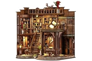 Roroom DIY Miniature and Furniture Dollhouse Kit,Mini 3D Wooden Doll House Craft Model,Creative Room Idea for Valentine's Day