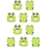 WEWAYSMILE 10 Piece Animal Silicone Beads - Cute DIY Bulk Beads for Handicrafts, Pen, Phone Straps, Bag Pendants (Frog)