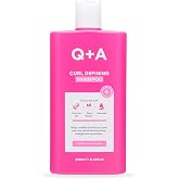 Q+A Curl Defining Shampoo (250ml), Hair Shampoo, Anti-Frizz, Moisturizing Shampoo for Wavy, Curly and Coily Hair, Coconut Oil and Shea Butter Esters Rich Curly Hair Products