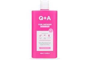 Q+A Curl Defining Shampoo (250ml), Curly Hair Shampoo, Anti-Frizz, Moisturizing Shampoo for Wavy, Curly and Coily Hair, Cocon