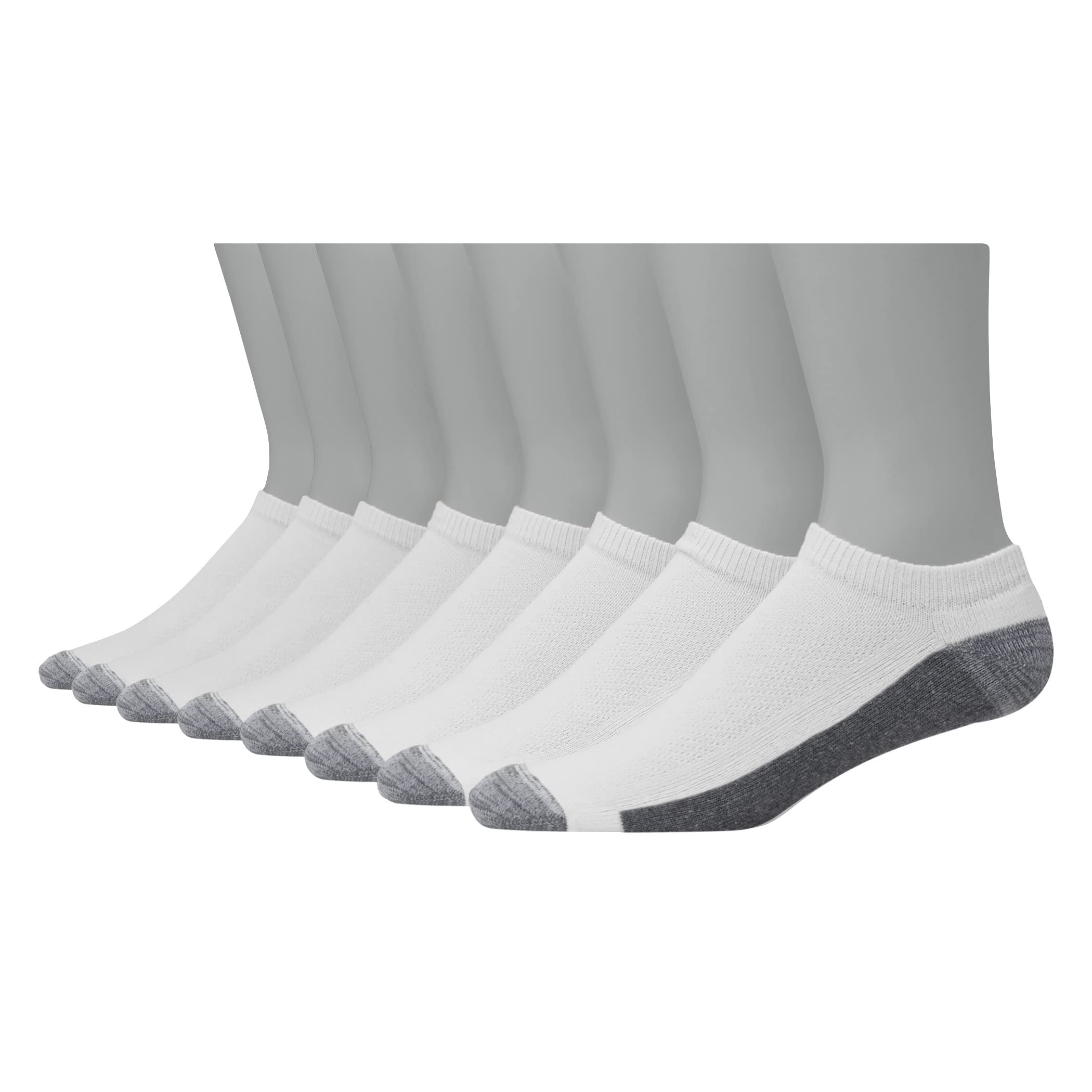 Hanes Mens Max 6 And Ultimate 8-Pack Ultra Cushion FreshIQ Odor Control ...