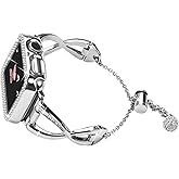 YouthRun For Apple Watch 38MM 40MM 41MM 42MM 44MM 45MM 46MM, Metal Bracelet Fancy Replacement Charm Bands With Protective Case For Women