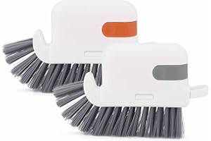 2pcs 3 in 1 Window Groove Cleaning Brush, Window Track Cleaning Tools Multifunctional Sliding Door Track Cleaner Hard Bristle