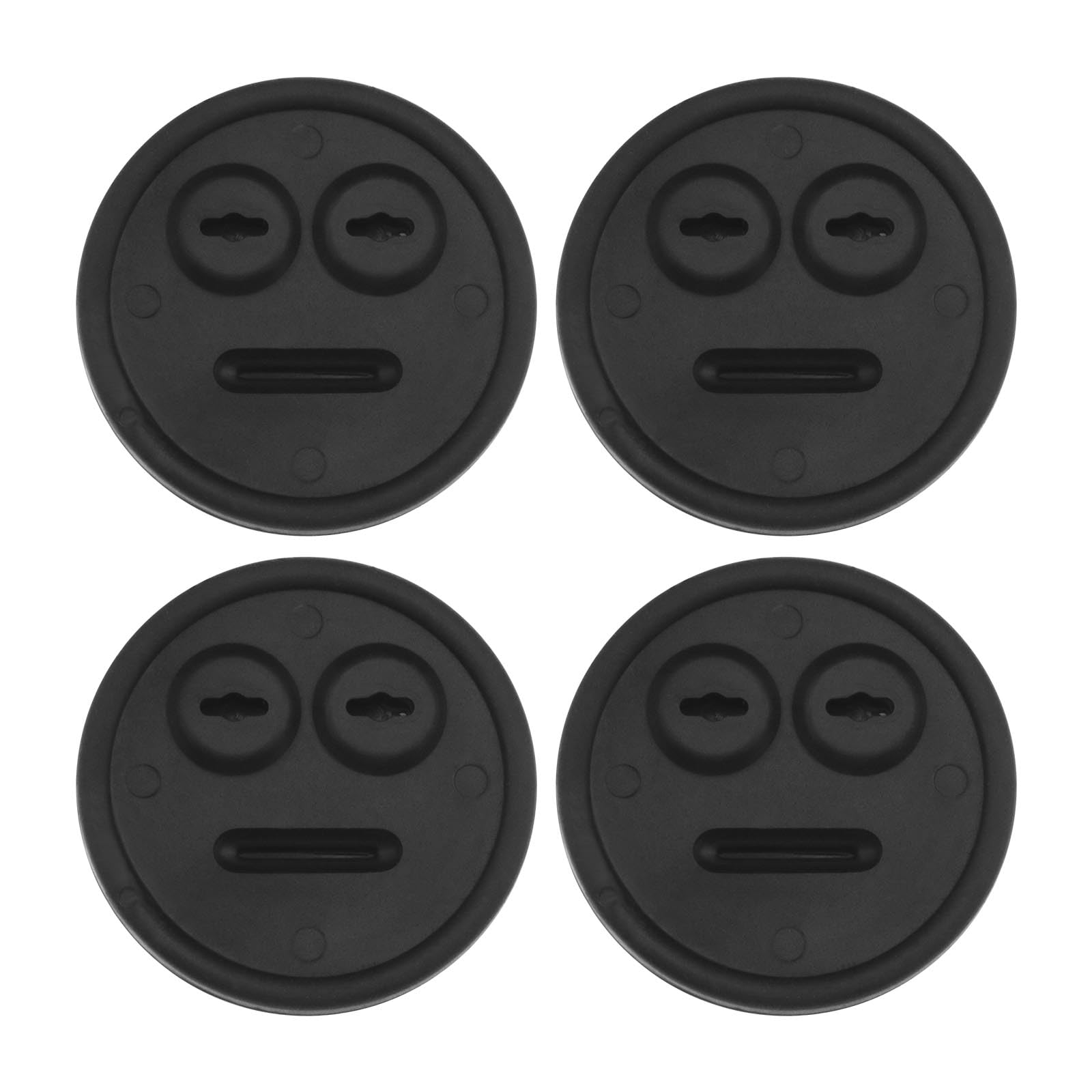 SG Store 4PCS Thermometer Probe Ring 85037 Compatible with Weber Smokey Mountain, DIY Sensor Ports, Analog, Rubber, Thermometer Accessory