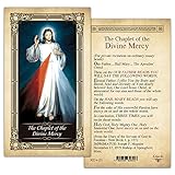 The Chaplet of the Divine Mercy Laminated Holy Card - Pack of 25