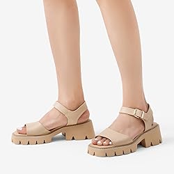 DREAM PAIRS Women's SDHS2316W Lug Sole Low Platform
