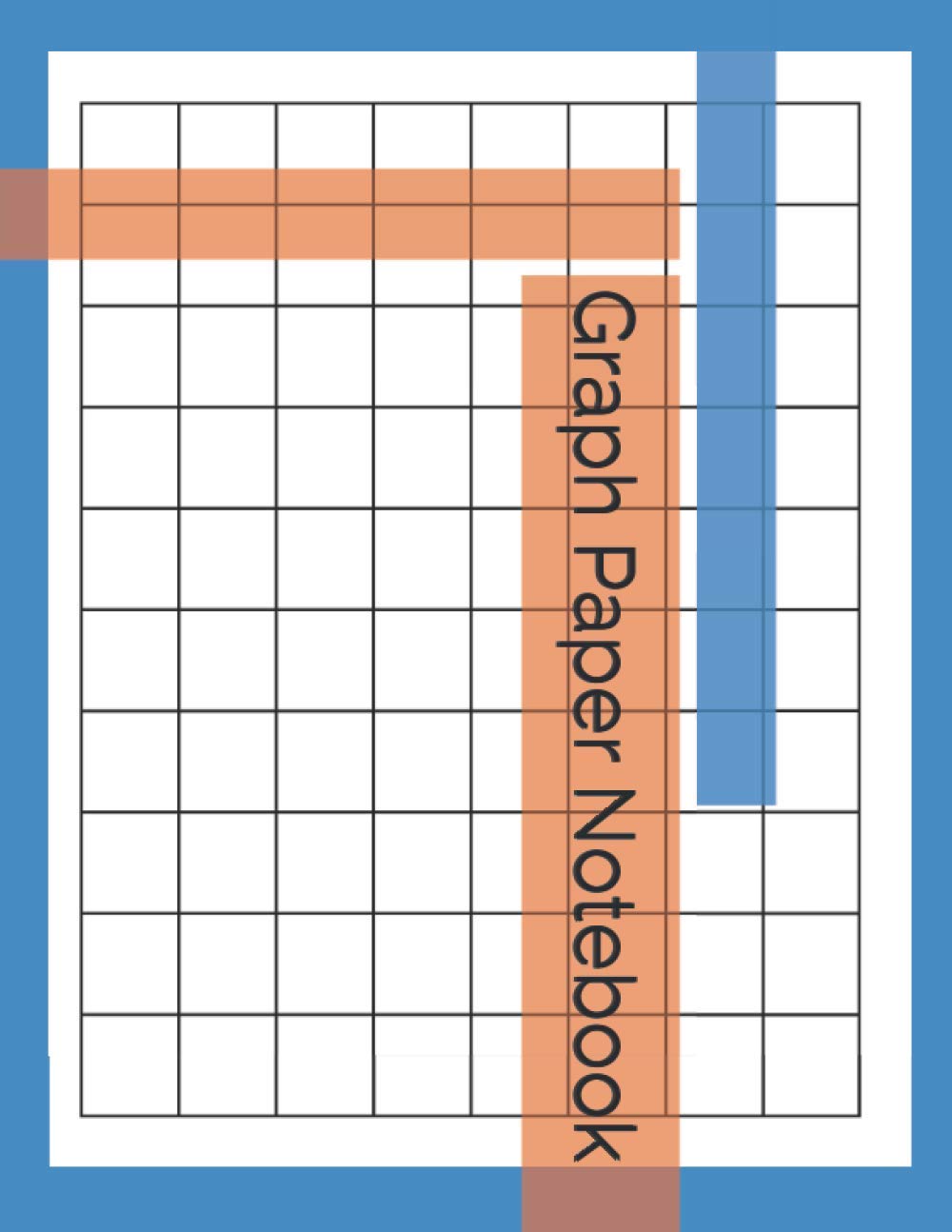Graph Paper Notebook: 1 Inch Squares (100 Pages, Thick Solid Lines, Large, 8.5 x 11) Blank Graphing Paper, Grid Paper Notebook.