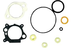 Stens 527-111 Carburetor Gasket Set, Replaces Briggs & Stratton 498261,Black