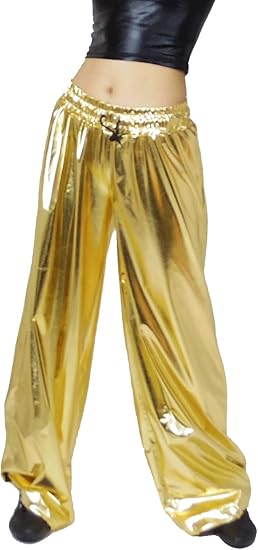 Amazon Co Jp ダンス パンツ ヒップホップ 派手 光沢 メタリック レディース ジュニア キッズ 韓国 ゴールド シルバー 黒 赤 青 ダンス衣装 Cjps 01 服 ファッション小物