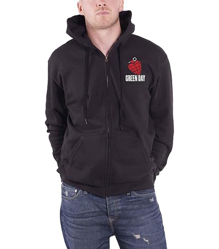Amazon.com: Green Day Men's American Idiot (Back Print) Zippered