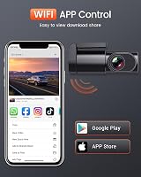 Bestsee Dash Cam Front 1080P 170° Wide AI WiFi App Control Night Vision view 6