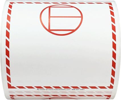 amazoncom dangerous goods in excepted quantities labels 4125 inch