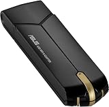 ASUS WiFi 6 AX1800 USB Adapter (USB-AX56) Dual Band MU-MIMO WPA3 Black view 4