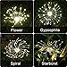 Garden Solar Lights Outdoor- 2 Pack Solar Powered Decorative Stake Landscape Light-DIY Flowers Fireworks Stars for Walkway Pathway Backyard Christmas Party Decor