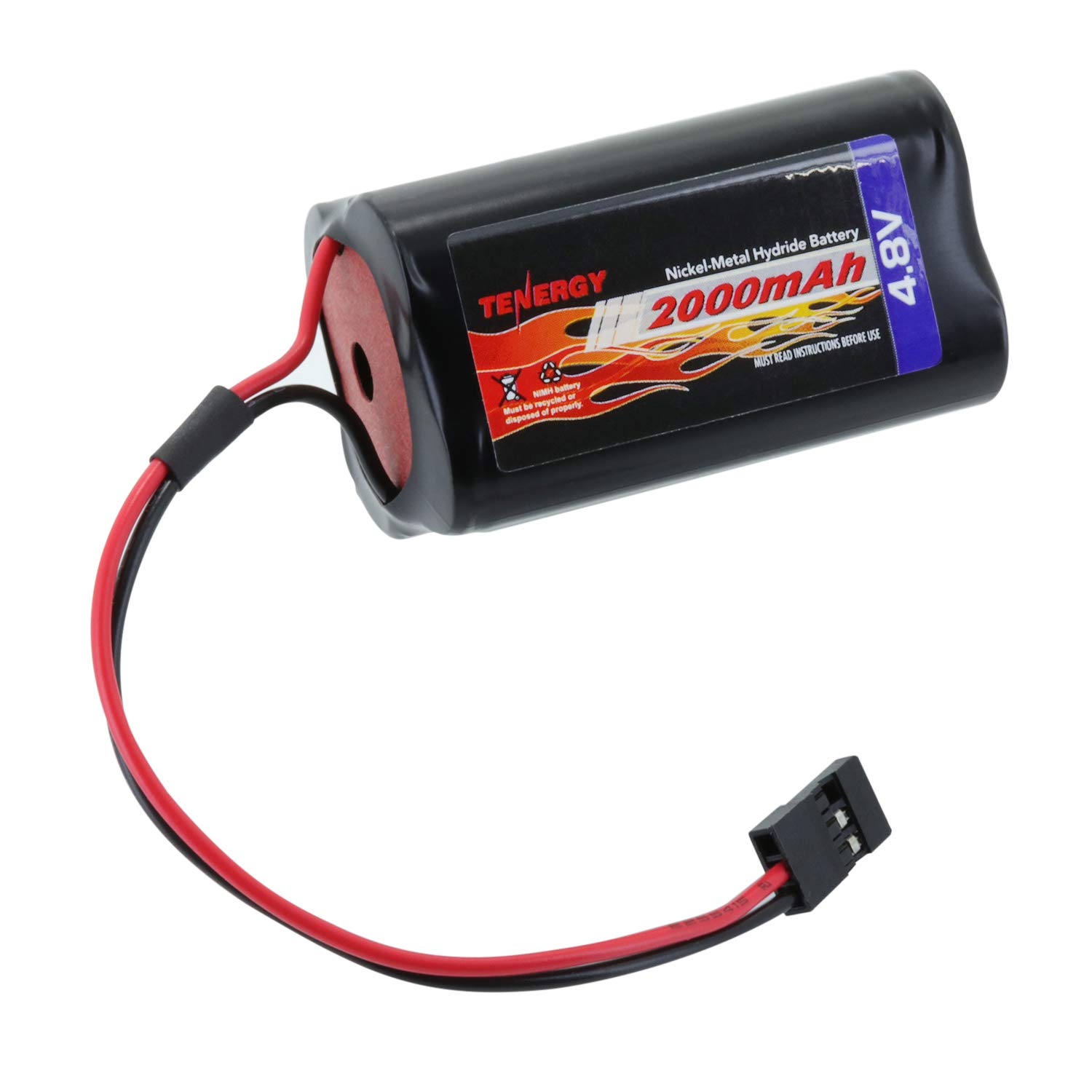 4.8V 2000mAh NiMH Square Receiver RX Battery for RC Airplanes Amazon