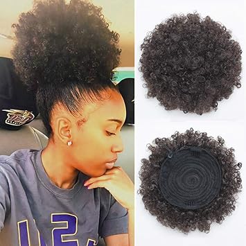 Buy 2 Beira Synthetic Afro Puff Drawstring Ponytail Short Kinky