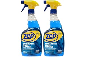Zep Streak-Free Glass Cleaner - 32 oz (Case of 2) ZU112032 - Pro Formula Clean