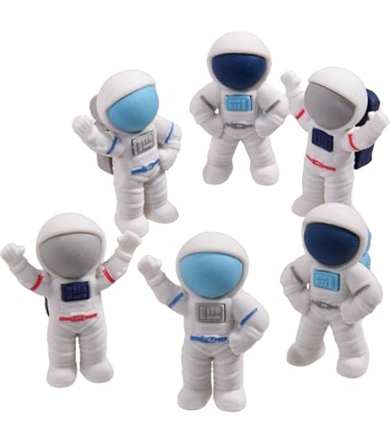 Haooryx 60Pcs Sistema Solare Mini Gomma Carina Per Bambini Novità Spazio Esterno Matita Eraser Set 3D Puzzle Gomma Colorata Studente Compiti