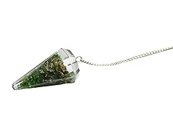 Green Aventurine Orgone Crystal Pendulums for