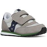 Saucony, Unisex, Jazz Hook & Loop Sneaker (Toddler/Little Kid), Grey/Navy/Green, 7 Toddler, M