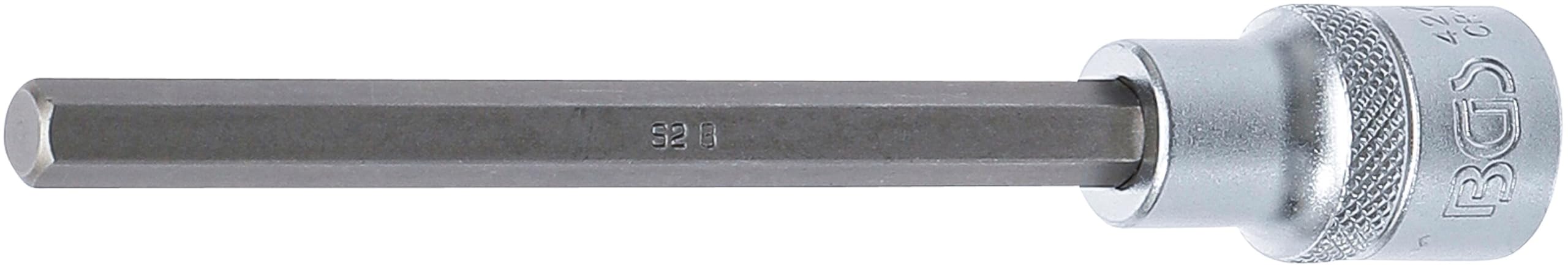 BGS 4272 | Bit Socket | length 140 mm | 12.5 mm (1/2") Drive | internal Hexagon 8 mm — image 1