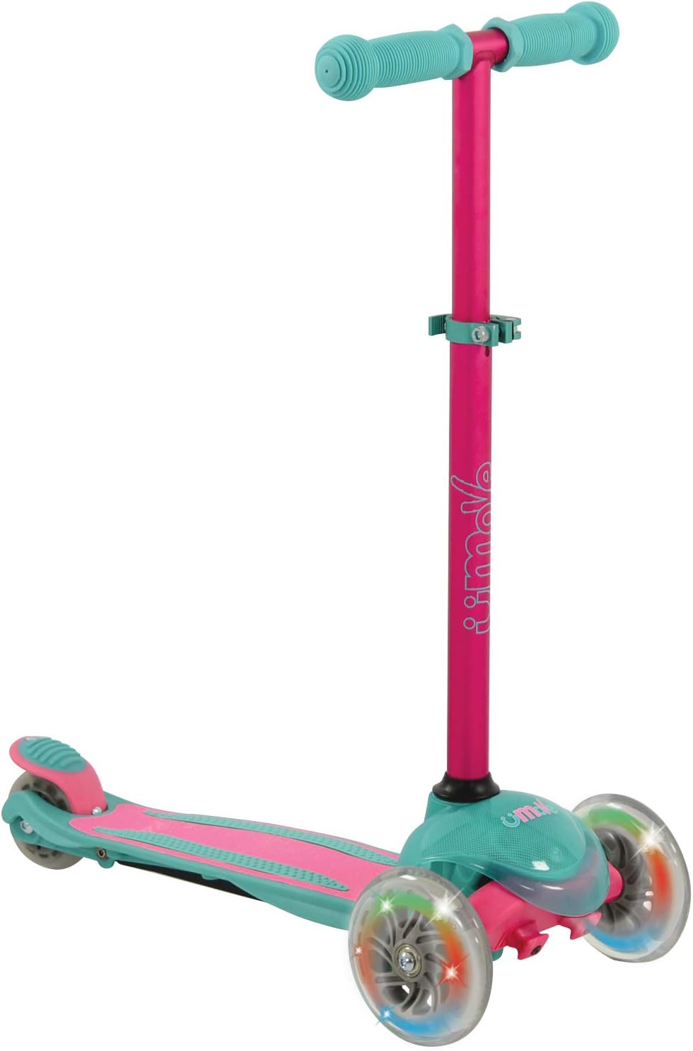 pink 3 wheel scooter